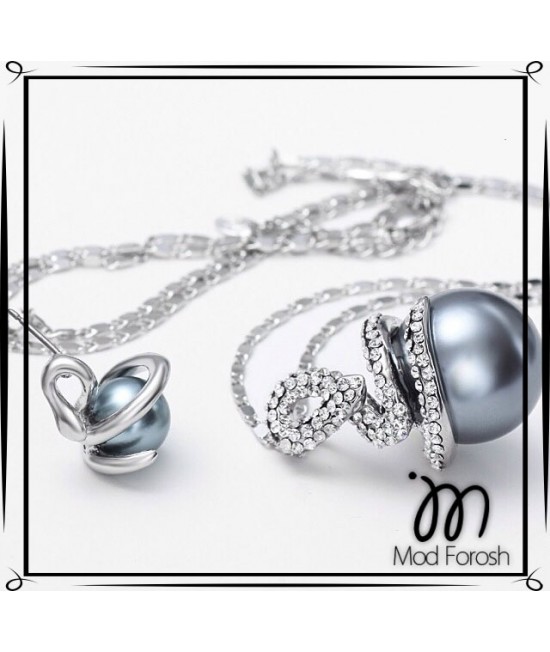 ست گردنبند و گوشواره مروارید 144